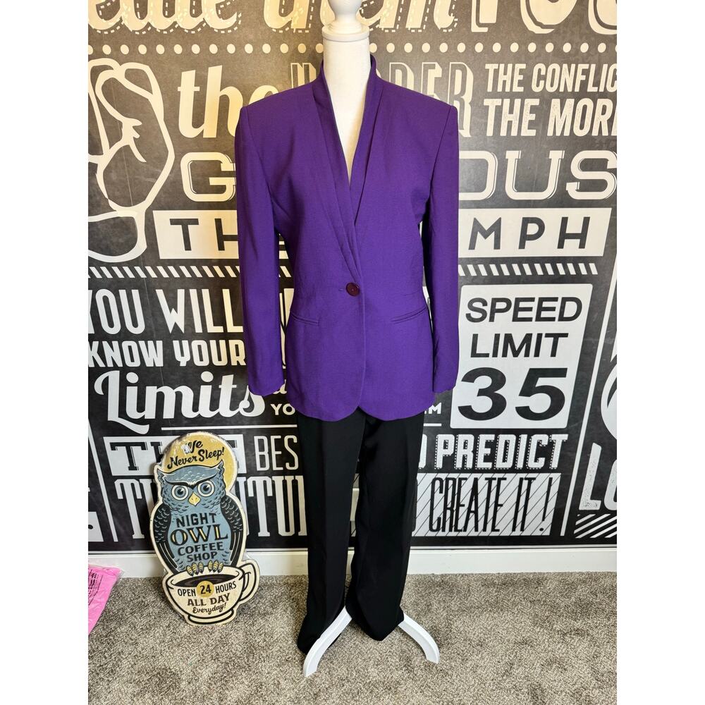 Jones New York Purple Pant Suit Women’s Size 6